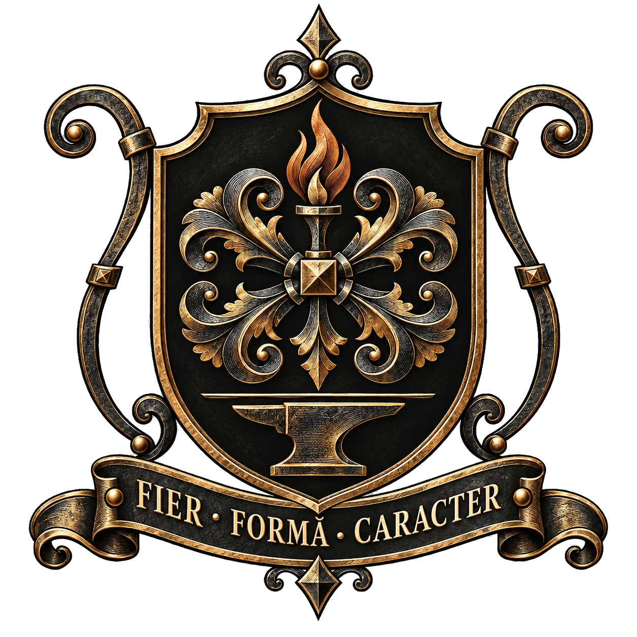 Blazon MetalicArt — Fier, formă, caracter