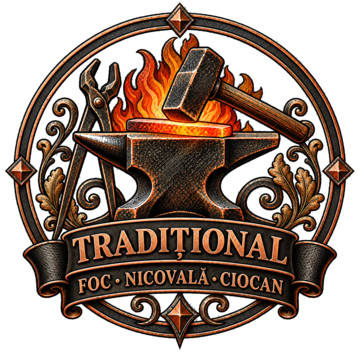 Tradițional: foc, nicovală, ciocan